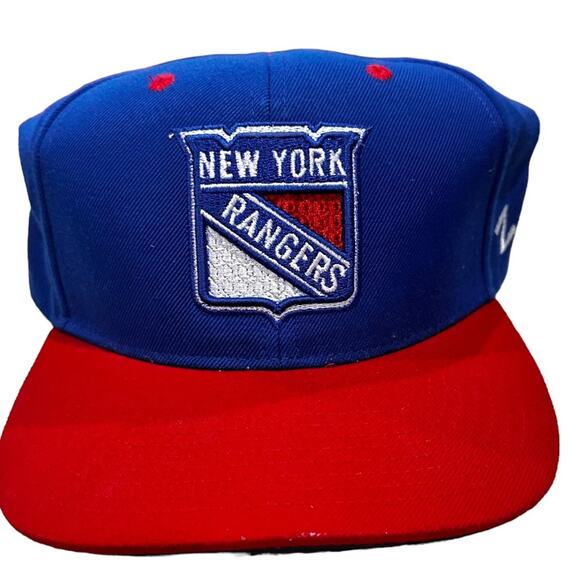 Zephyr New York rangers ball cap. Blue red gray adjustable snap back - Picture 1 of 6